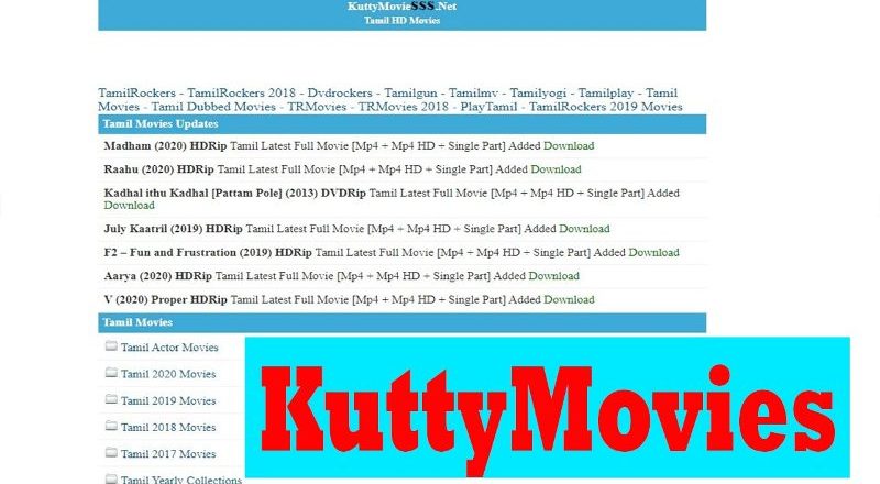 Kutty films.com 2022: Tamil films,Kuttymovies.com, Tamilrockers Kuttymovies internet, Kuttymovies.in, Tamilrockers Kutty film